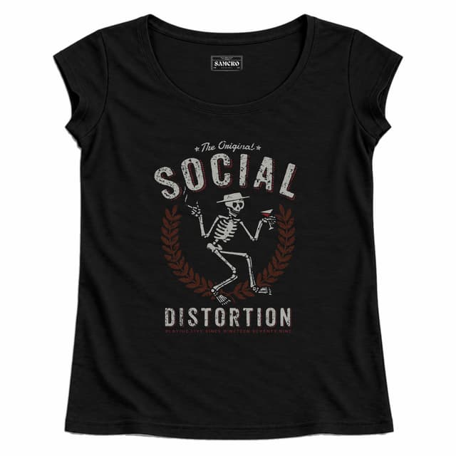 Social Distortion 7 — Mujer recta, Negro