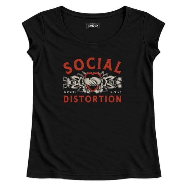 Social Distortion - Partners in Crime — Mujer recta, Negro