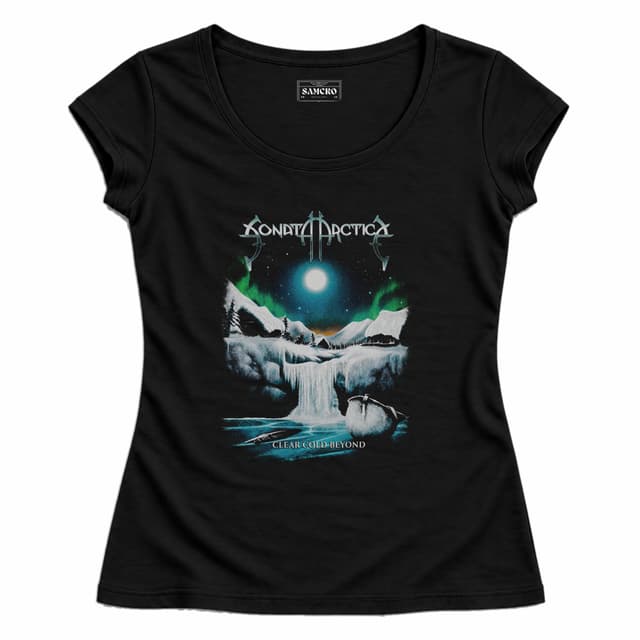Sonata Arctica - Clear Cold Beyond — Mujer entallada, Negro