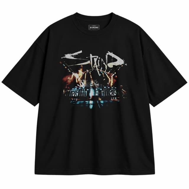Staind - Chrome Stage Tour — Unisex oversize, Negro