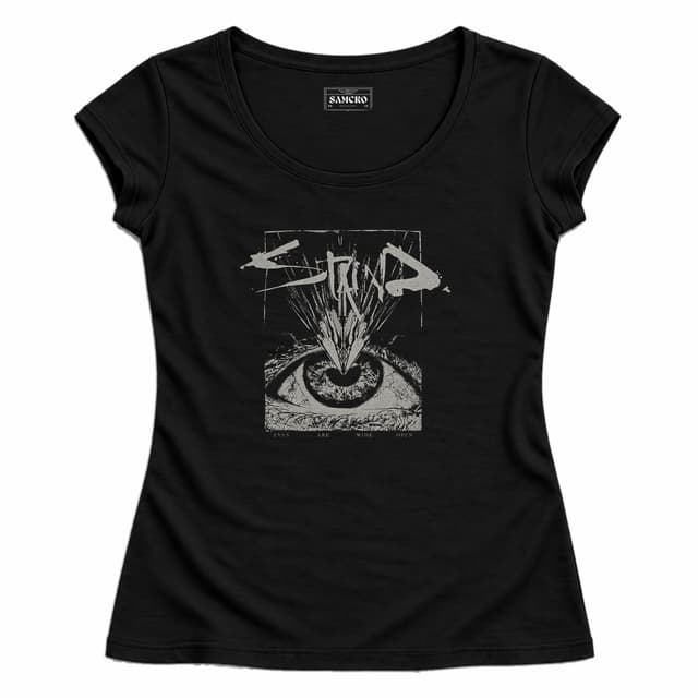 Staind - Eyes Wide Open — Mujer entallada, Negro