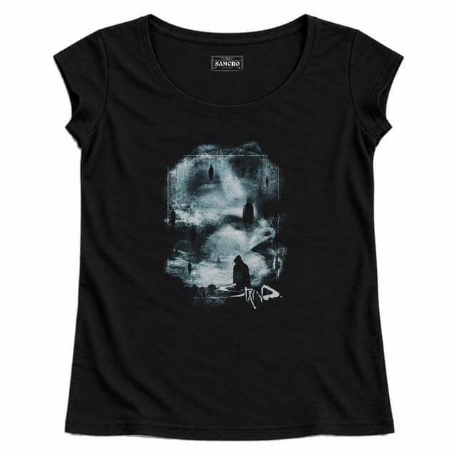 Staind - Hooded Figures Fog — Mujer recta, Negro