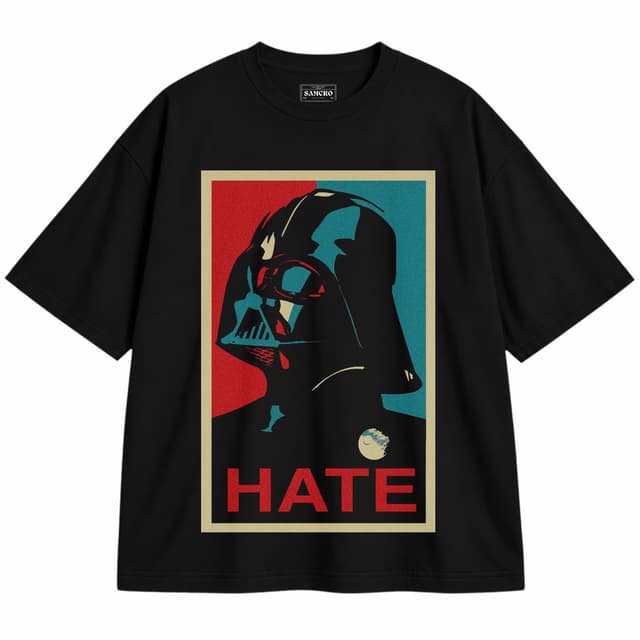 Star Wars 1 — Unisex oversize, Negro