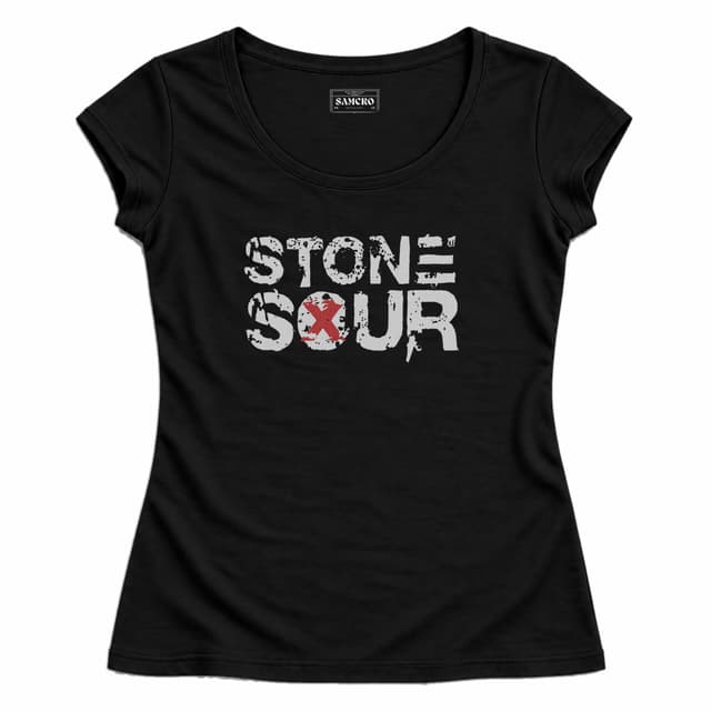 Stone Sour 1 — Mujer entallada, Negro