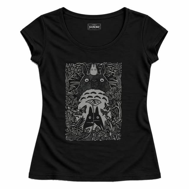 Studio Ghibli - My Neighbor Totoro Keeper Forest — Mujer entallada, Negro