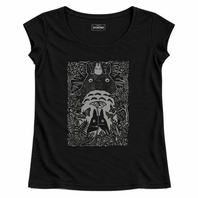 Studio Ghibli - My Neighbor Totoro Keeper Forest — Mujer recta, Negro