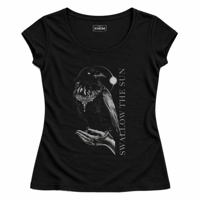 Swallow the Sun - Crow — Mujer entallada, Negro