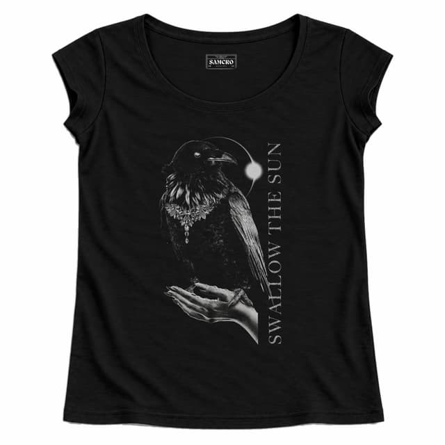 Swallow the Sun - Crow — Mujer recta, Negro