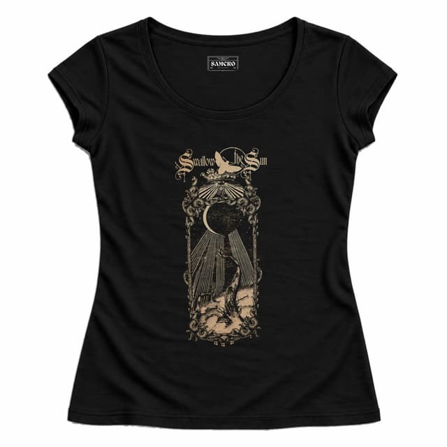 Swallow the Sun - New Moon — Mujer entallada, Negro