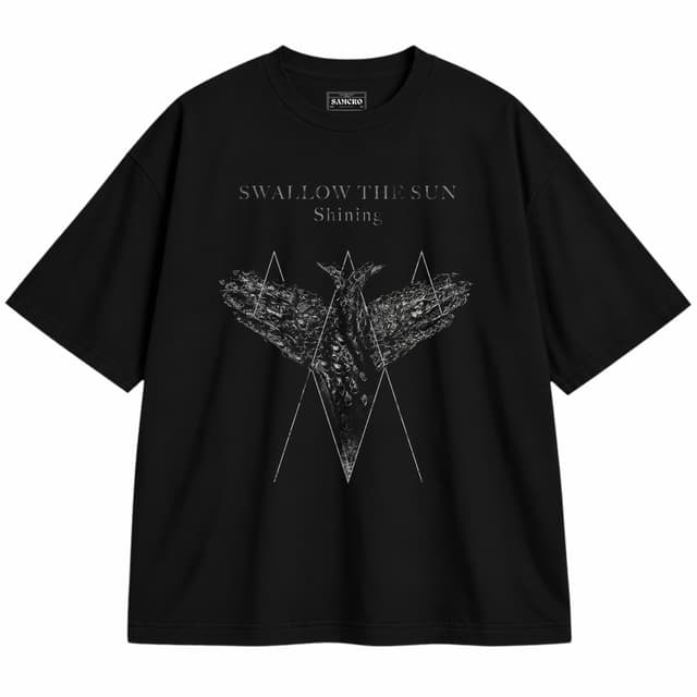 Swallow the Sun - Shining Album Cover — Unisex oversize, Negro