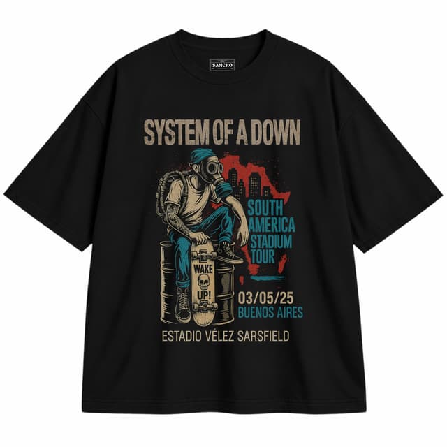 System of a Down 23 — Unisex oversize, Negro