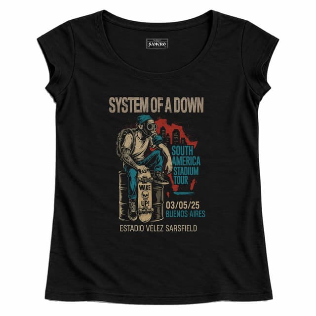 System of a Down 23 — Mujer recta, Negro