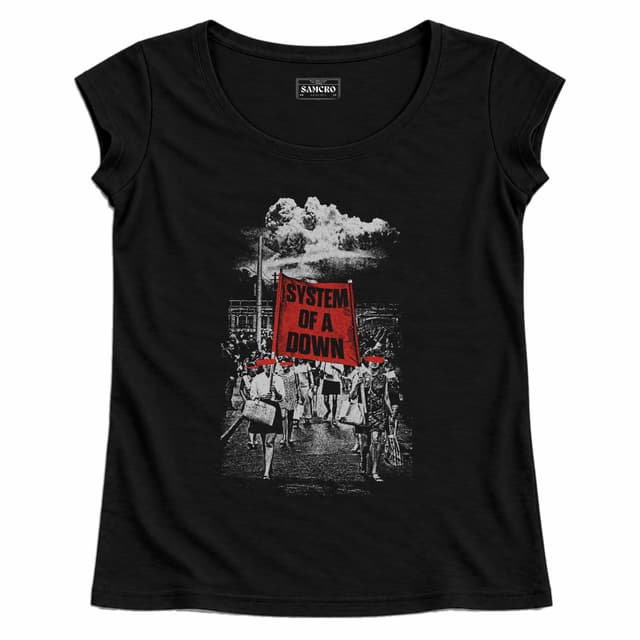 System of a Down - Banner March — Mujer recta, Negro