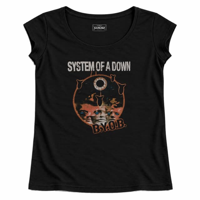 System of a Down - Byob Classic — Mujer recta, Negro