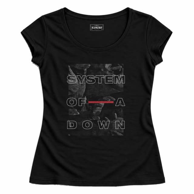 System of a Down - Eye Collage — Mujer entallada, Negro