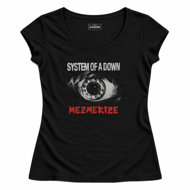 System of a Down - Mesmerize — Mujer entallada, Negro