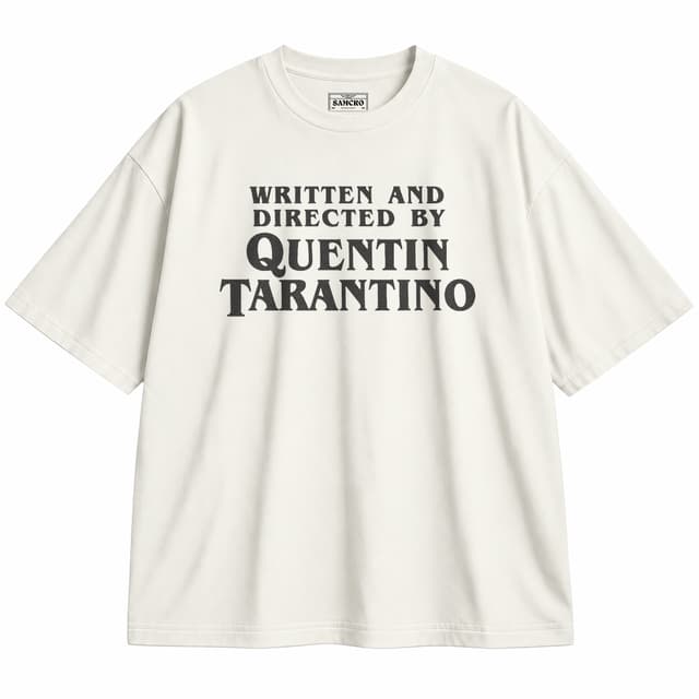 Tarantino 1 — Unisex oversize, Crema