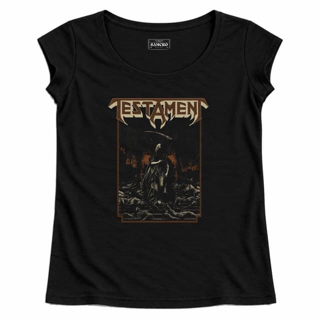 Testament - The Death Black — Mujer recta, Negro