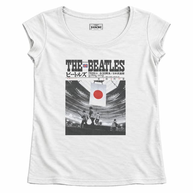 The Beatles - Budokan — Mujer recta, Blanco