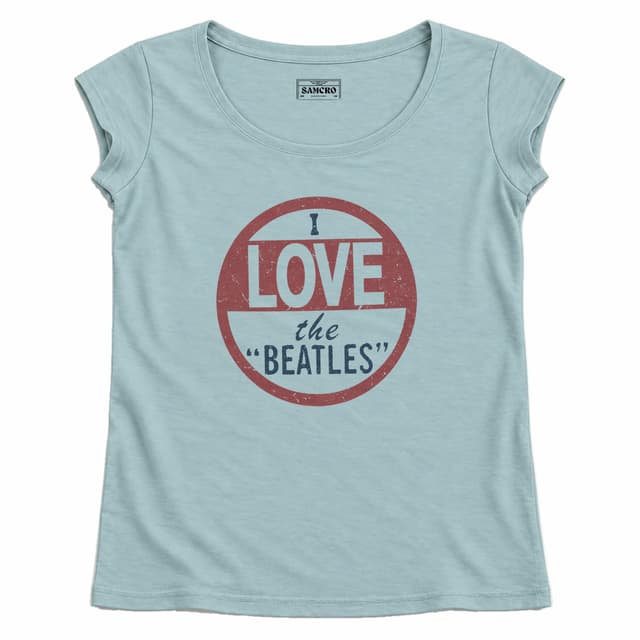 The Beatles - I Love the Beatles — Mujer recta, Celeste