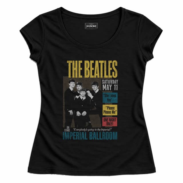 The Beatles - Imperial Ballroom — Mujer entallada, Negro