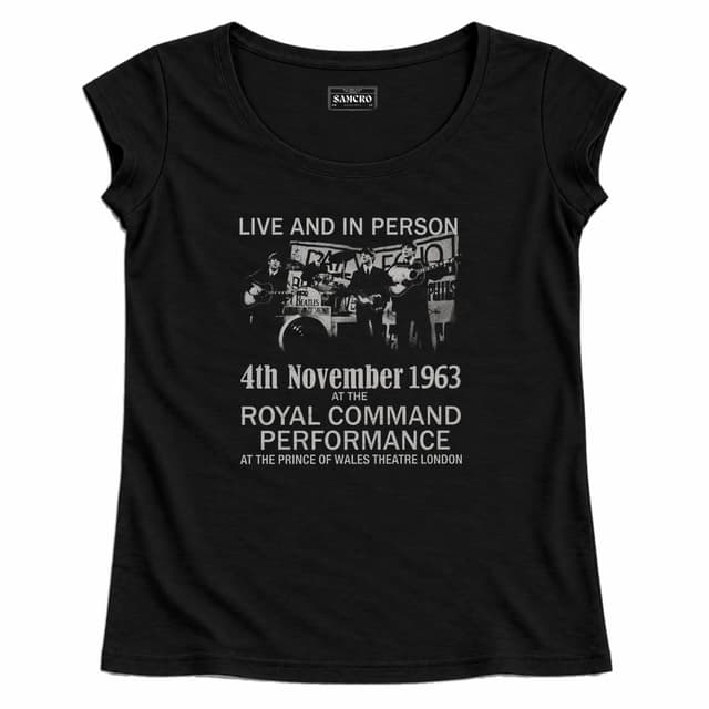 The Beatles - Live and in Person — Mujer recta, Negro