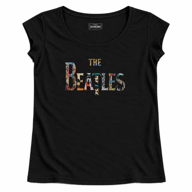 The Beatles - Logo — Mujer recta, Negro