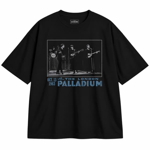 The Beatles - Palladium — Unisex oversize, Negro