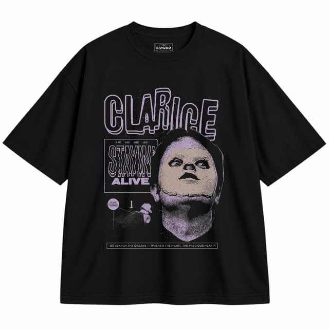 The Office - Clarice — Unisex oversize, Negro