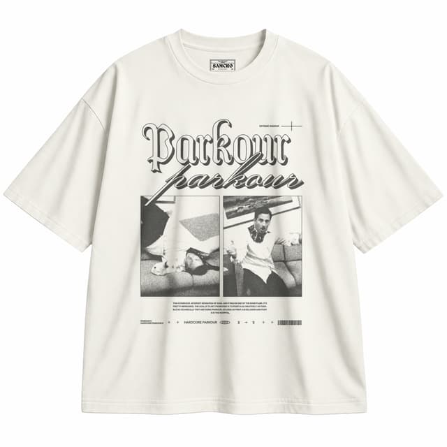 The Office - Parkour — Unisex oversize, Crema