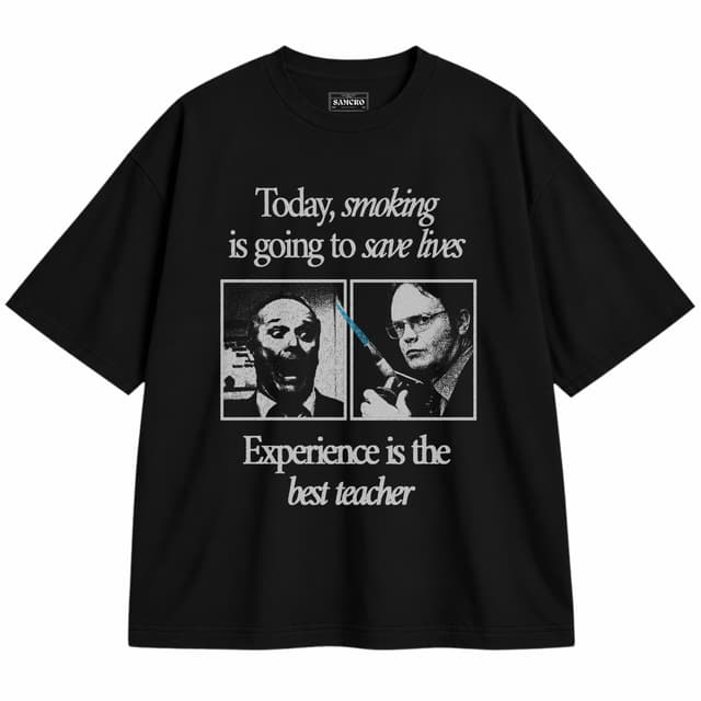 The Office - Fire Drill — Unisex oversize, Negro