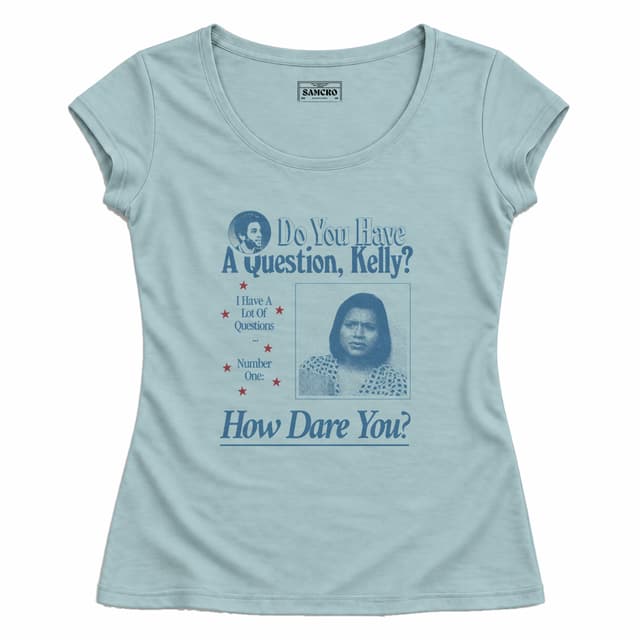 The Office - How Dare You — Mujer entallada, Celeste