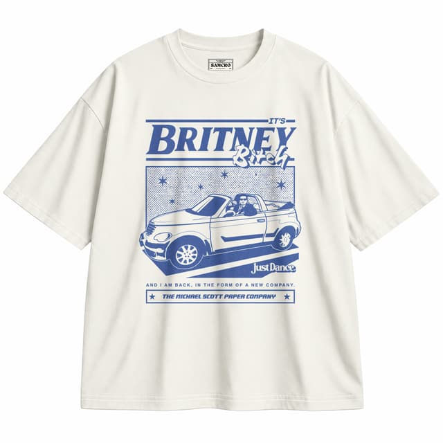 The Office - It's Britney — Unisex oversize, Crema