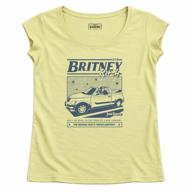 The Office - It's Britney — Mujer recta, Amarillo