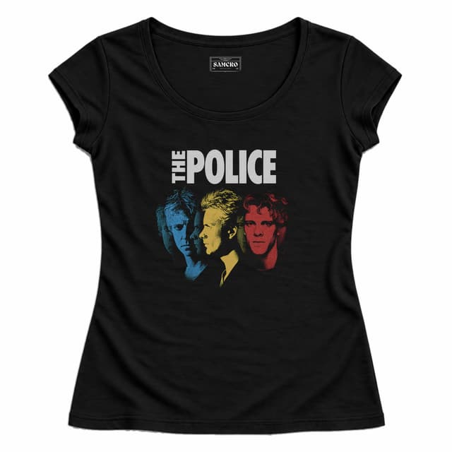 The Police - Synchronicity Portraits — Mujer entallada, Negro