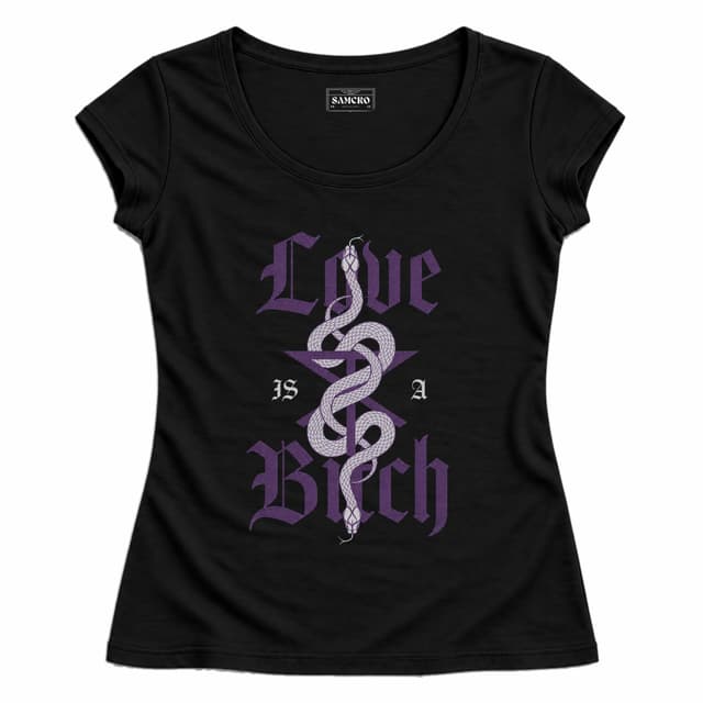 The Rasmus - Love Is a Bitch — Mujer entallada, Negro