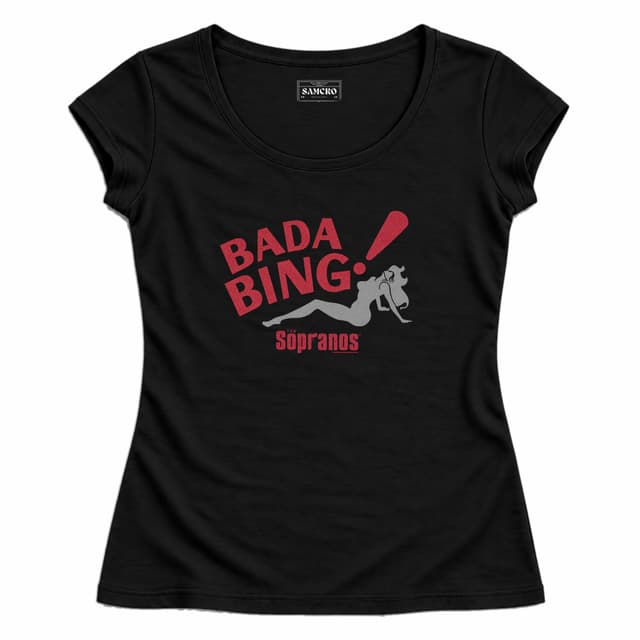 The Sopranos - Bada Bing — Mujer entallada, Negro