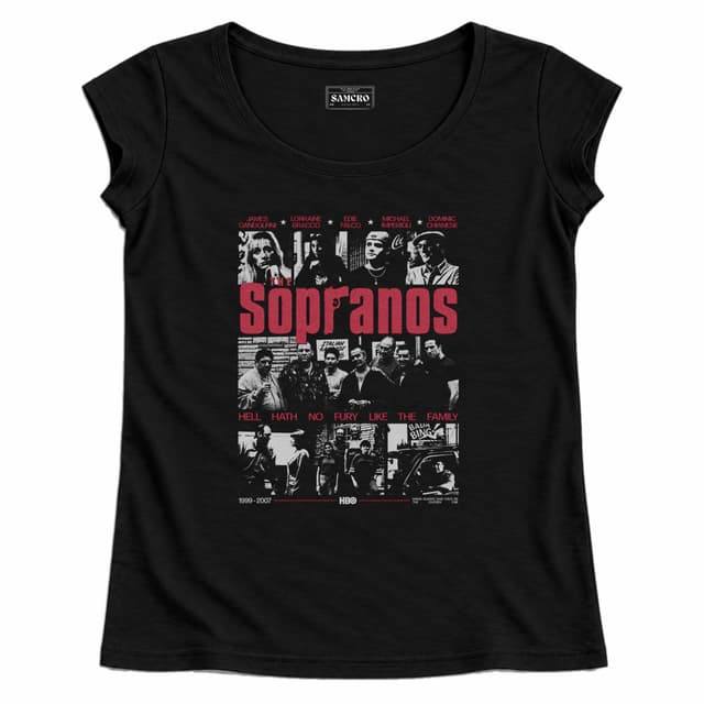 The Sopranos - Hell Hath no Fury Like the Family — Mujer recta, Negro