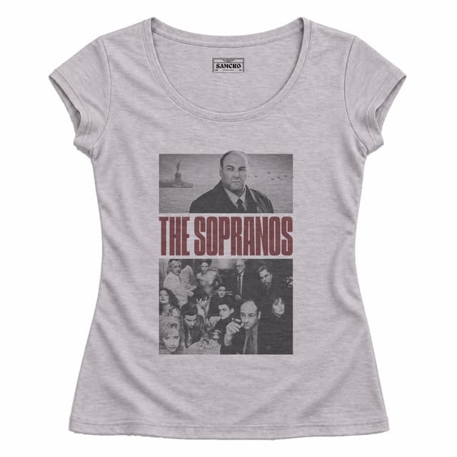 The Sopranos - Statue of Liberty Cast — Mujer entallada, Gris