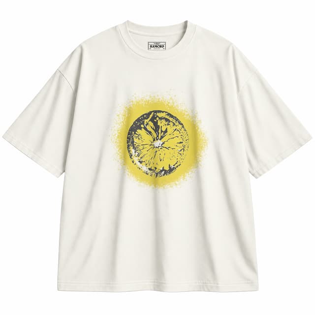 The Stone Roses - Lemon Spray — Unisex oversize, Crema
