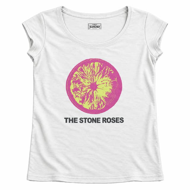 The Stone Roses - Pink Lemon — Mujer recta, Blanco