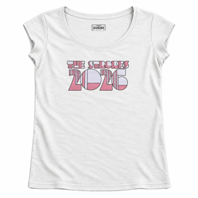 The Strokes - 2026 Gold — Mujer recta, Blanco