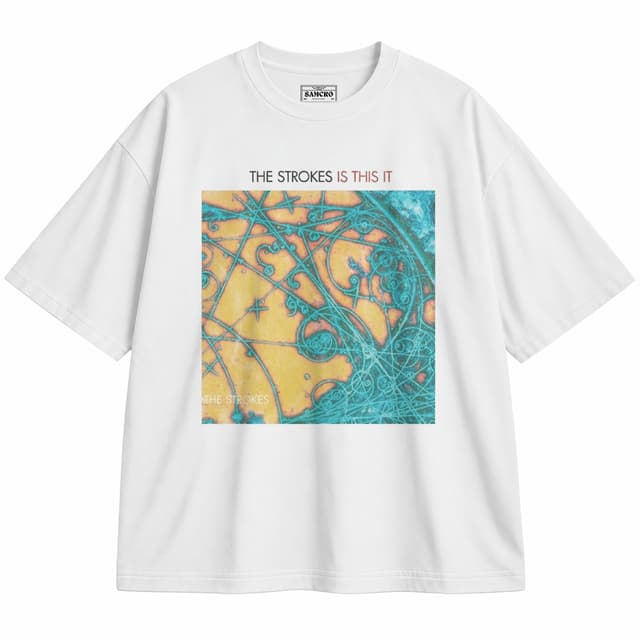 The Strokes - Is This It — Unisex oversize, Blanco