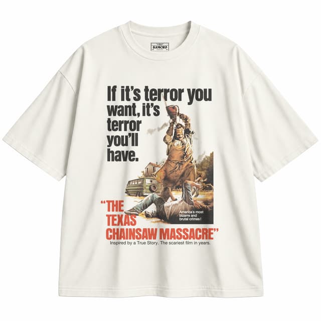The Texas Chainsaw Massacre - 2003 — Unisex oversize, Crema