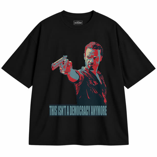 The Walking Dead 1 — Unisex oversize, Negro