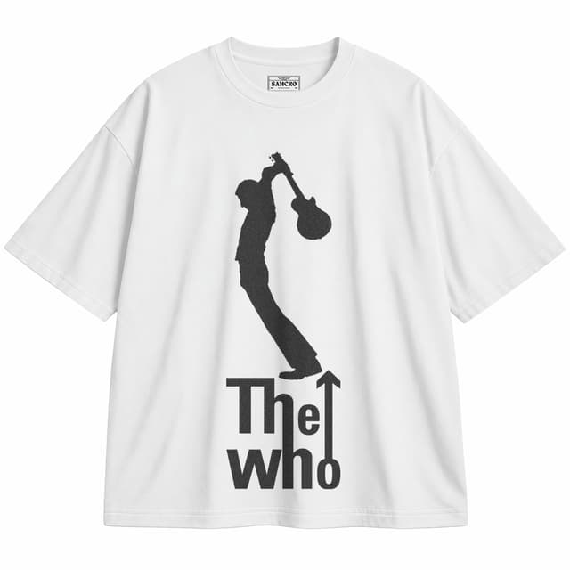 The Who 2 — Unisex oversize, Blanco