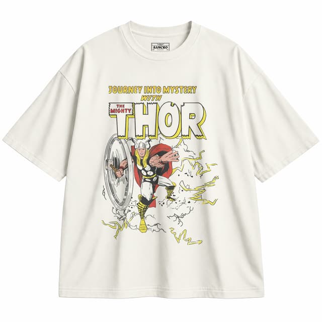 Thor 15 — Unisex oversize, Crema