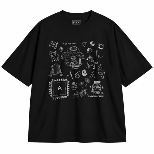 Toe - Cyder House — Unisex oversize, Negro