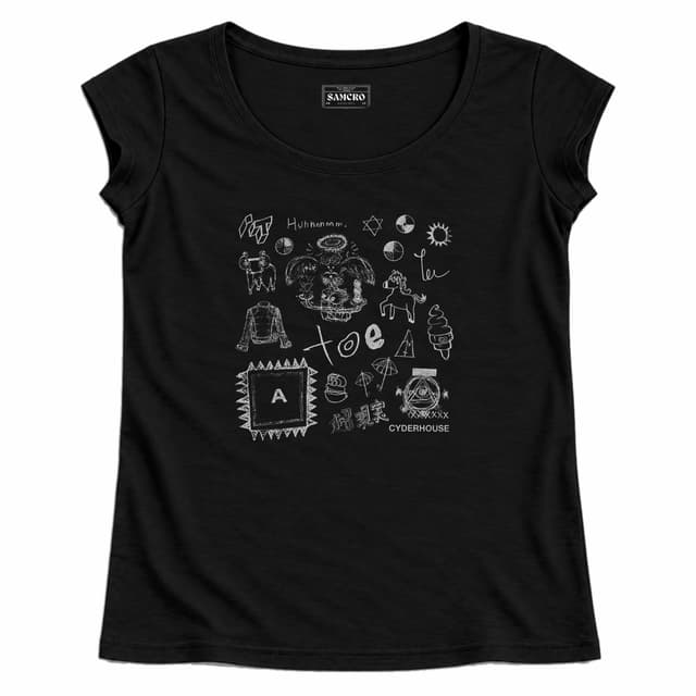 Toe - Cyder House — Mujer recta, Negro
