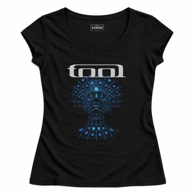Tool - 10000 Days Azul — Mujer entallada, Negro